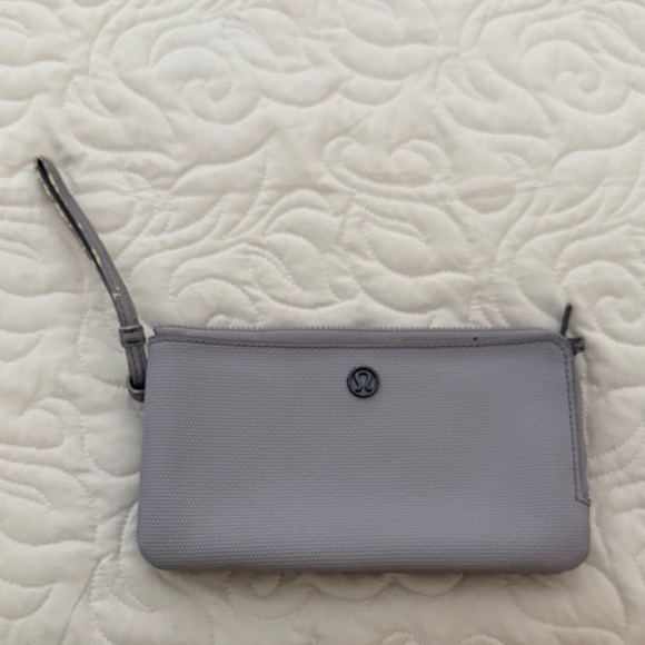 lululemon athletica Handbags - lululemon athletica Light Gray Wristlet